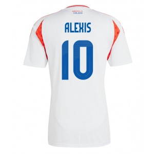 Fotbalové Dres Chile Alexis Sanchez #10 Venkovní Oblečení Copa America 2024 Krátký Rukáv
